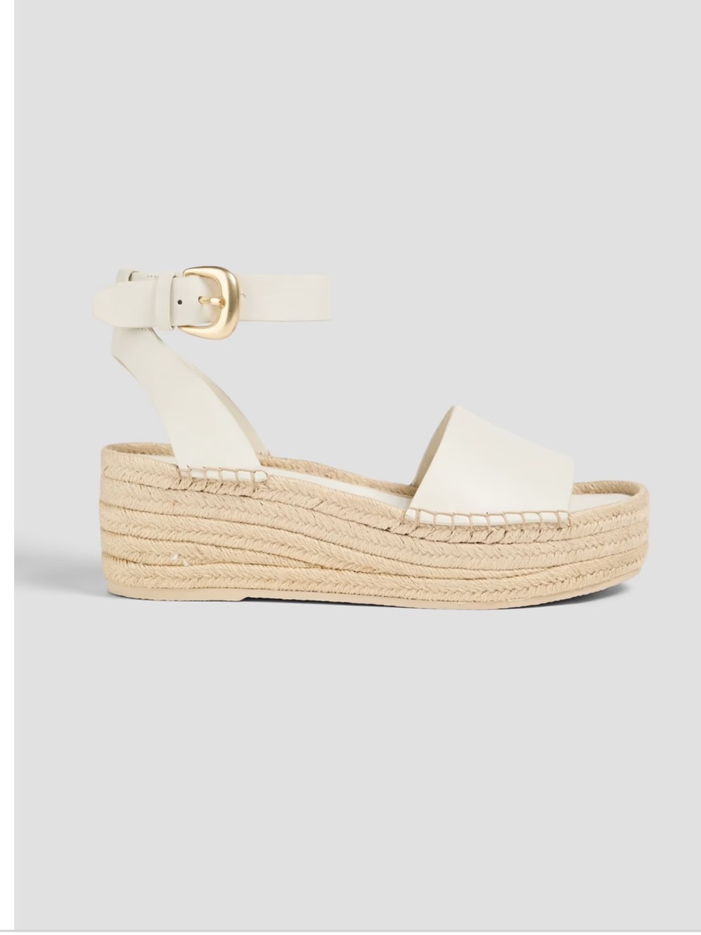 Vince Belisa leather espadrille wedge sandals size us 7 - Picture 2 of 7